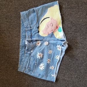 Disney Alice in Wonderland Denim Shorts Size 11 or 31